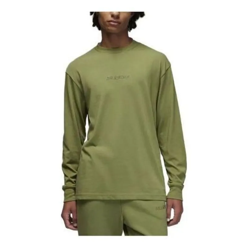 Air Jordan Wordmark Tee 'Olive Green' FJ0702-340 sold by KicksCrew
