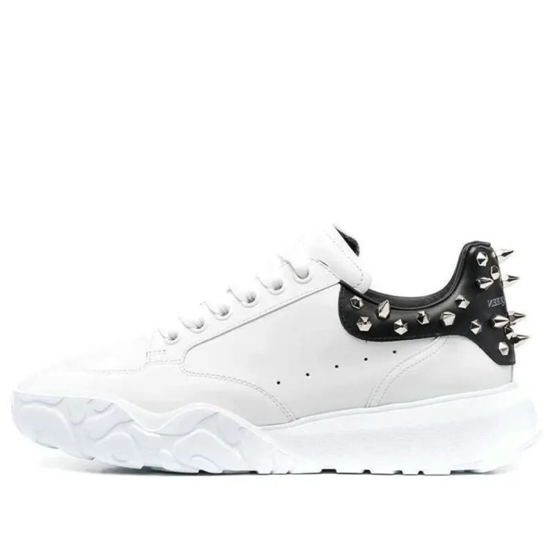 Alexander McQueen Court Trainer 'Studded - White Black' 705808WICD59089 sold by KicksCrew