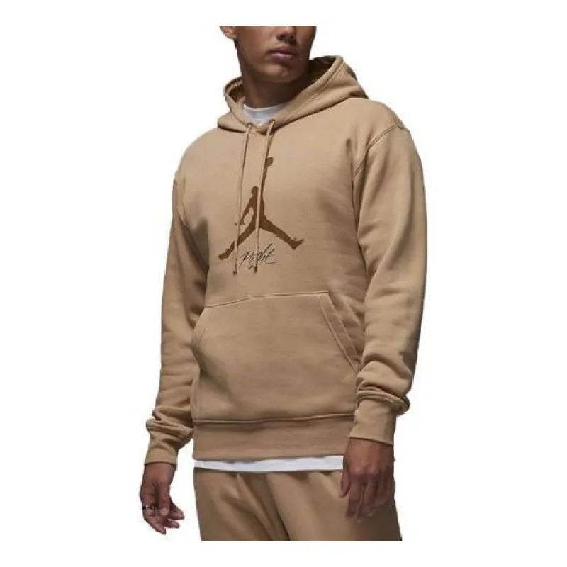 Air Jordan Essentials Fleece Hoodie 'Hemp Light British Tan' FD7546-200 sold by KicksCrew