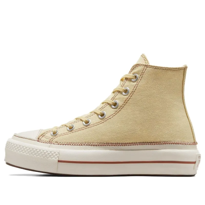 (WMNS) Converse Chuck Taylor All Star Lift Platform 'Yellow Brown' A04659C sold by KicksCrew