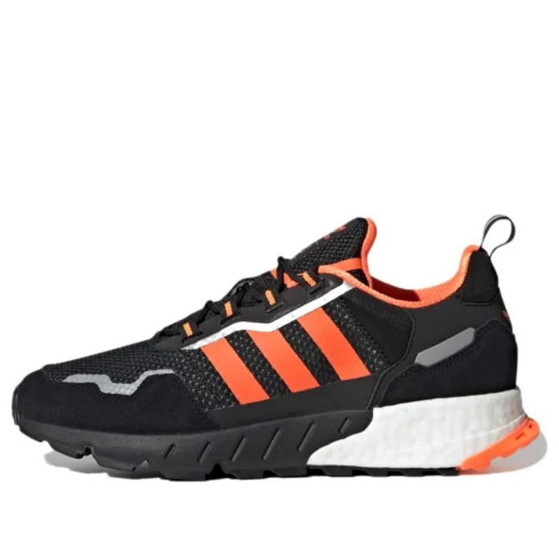 Adidas ZX 1K Boost 'Black Solar Orange' H00428 sold by KicksCrew