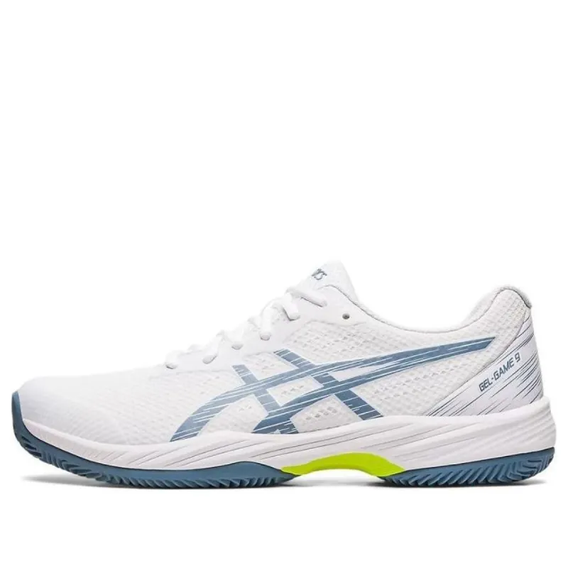 ASICS Gel-Game 9 Clay OC 'White Steel Blue' 1041A358-101 sold by KicksCrew