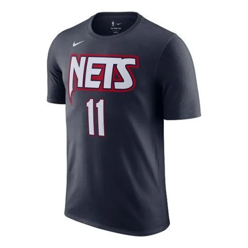 Nike x NBA Brooklyn NETS Kyrie Irving T-Shirt 'Black' DA7359-420 sold by KicksCrew
