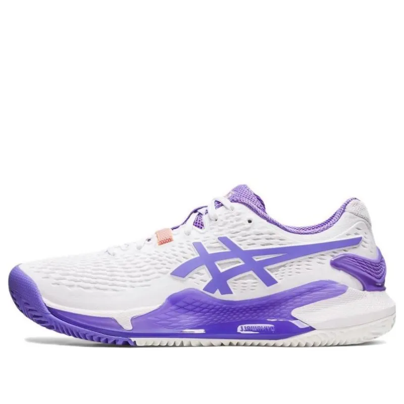 (WMNS) ASICS Gel Resolution 9 Clay 'White Amethyst' 1042A224-101 sold by KicksCrew