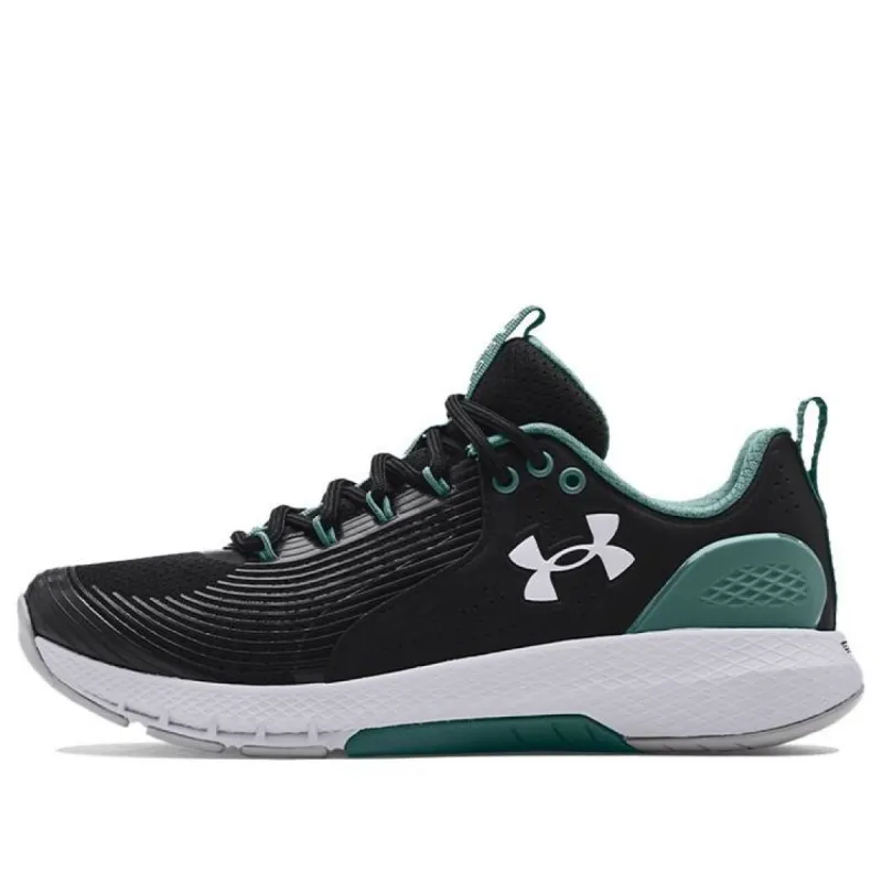 Under Armour Charged Commit TR 3 'Black Green' 3023703-002 sold by KicksCrew