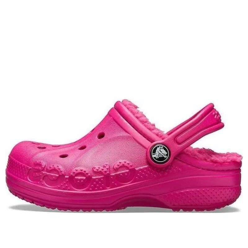 (GS) Crocs Baya Lined Clogs 'Candy Pink' 205977-6X3 sold by KicksCrew