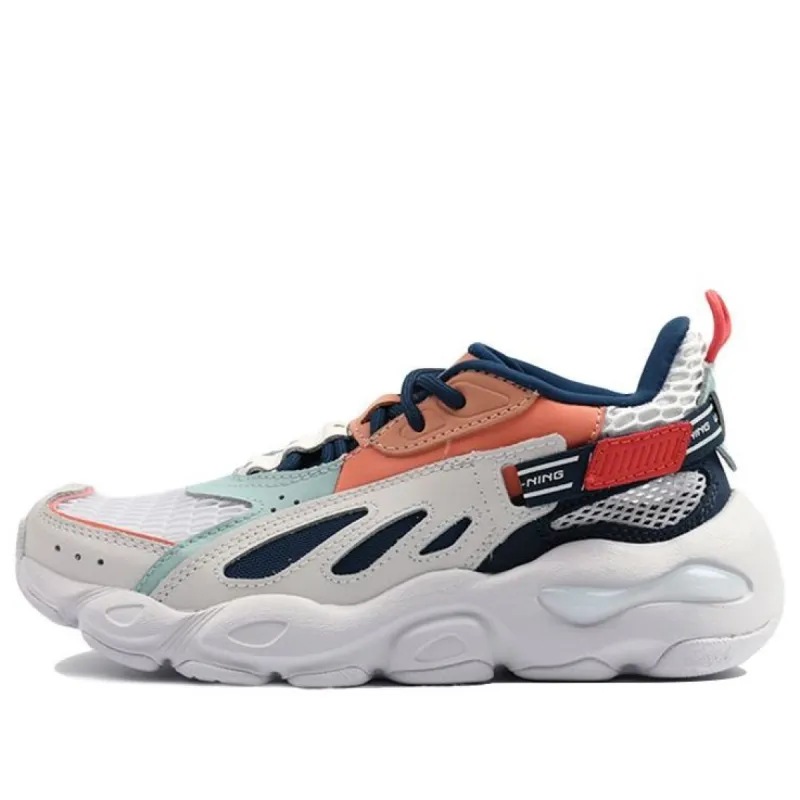 (WMNS) Li-Ning Butterfly Lite Paris Fashion Week 'White Orange Pink' AGLP104-1 sold by KicksCrew
