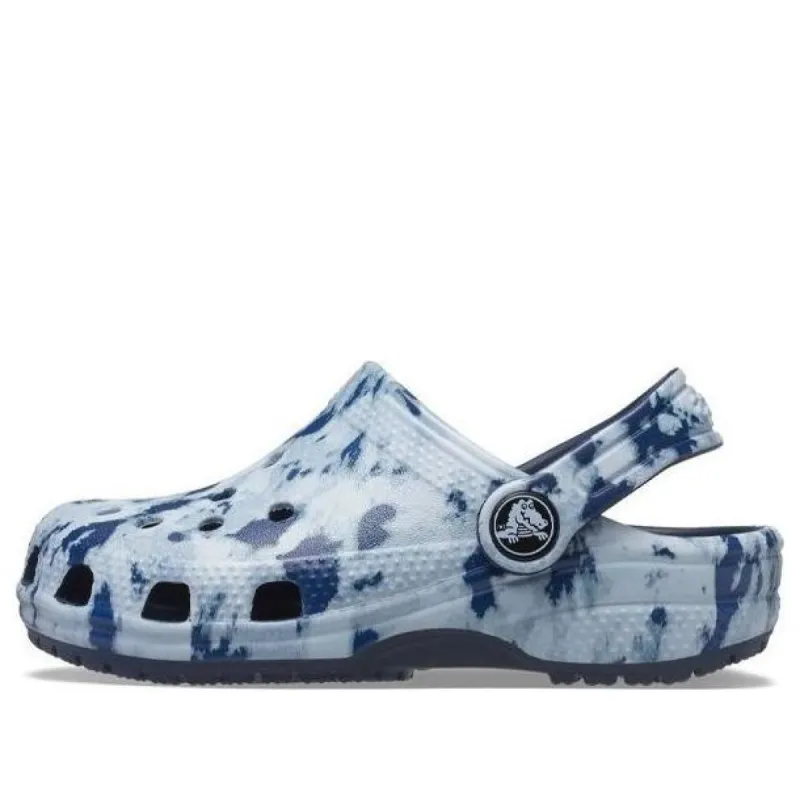 (GS) Crocs Classic Tie Dye Mania Clogs 'Marble Bue' 206486-95T sold by KicksCrew