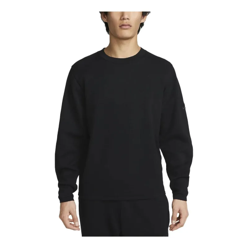 Nike Sportswear Therma Fit ADV Tech Pack Engineered Tech Fleece Crew 'Black' DV9975-010 sold by KicksCrew