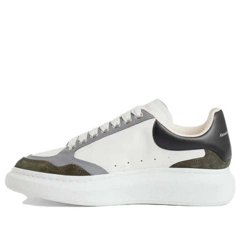 Alexander McQueen Oversized Sneaker 'White Khaki Grey' 757710WIA5V3155 sold by KicksCrew
