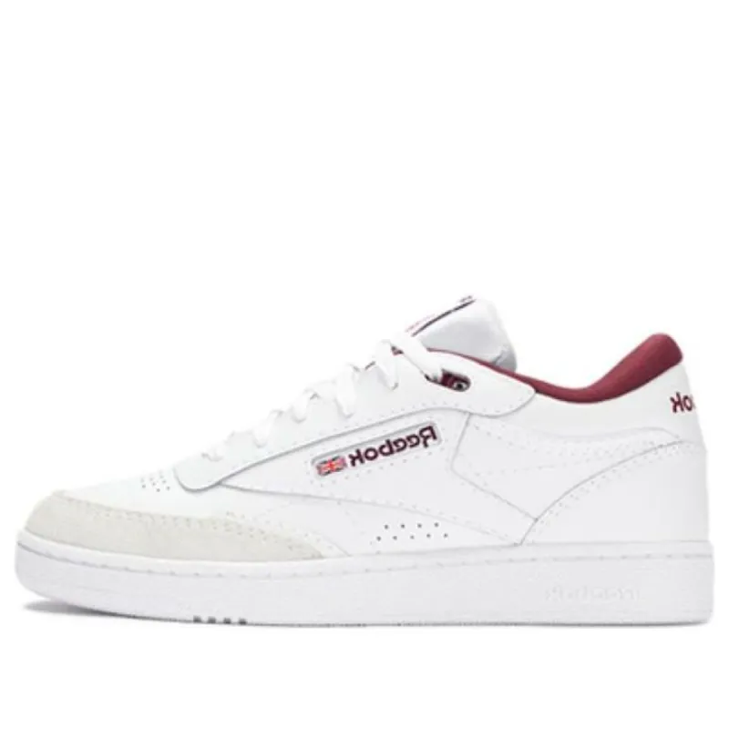 Reebok Classics Club C Mid II 'White Classic Maroon' 100033035 sold by KicksCrew