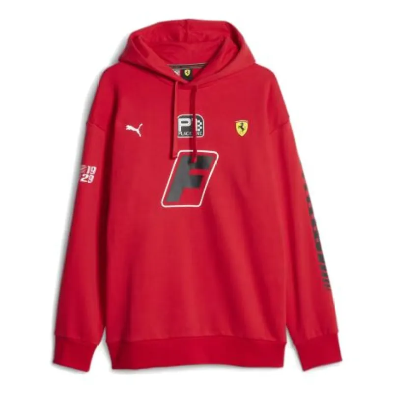 PUMA Scuderia Ferrari Race Garage Crews Hoodie 'Rosso Corsa' 621119-02 sold by KicksCrew