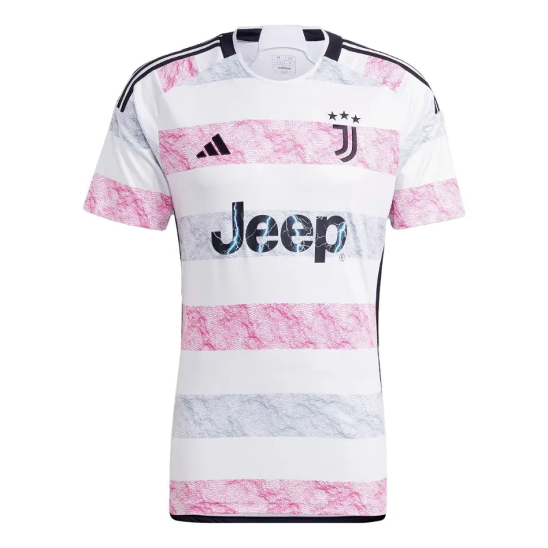 adidas Juventus 23/24 Away Jersey 'White Pink' HR8255 sold by KicksCrew