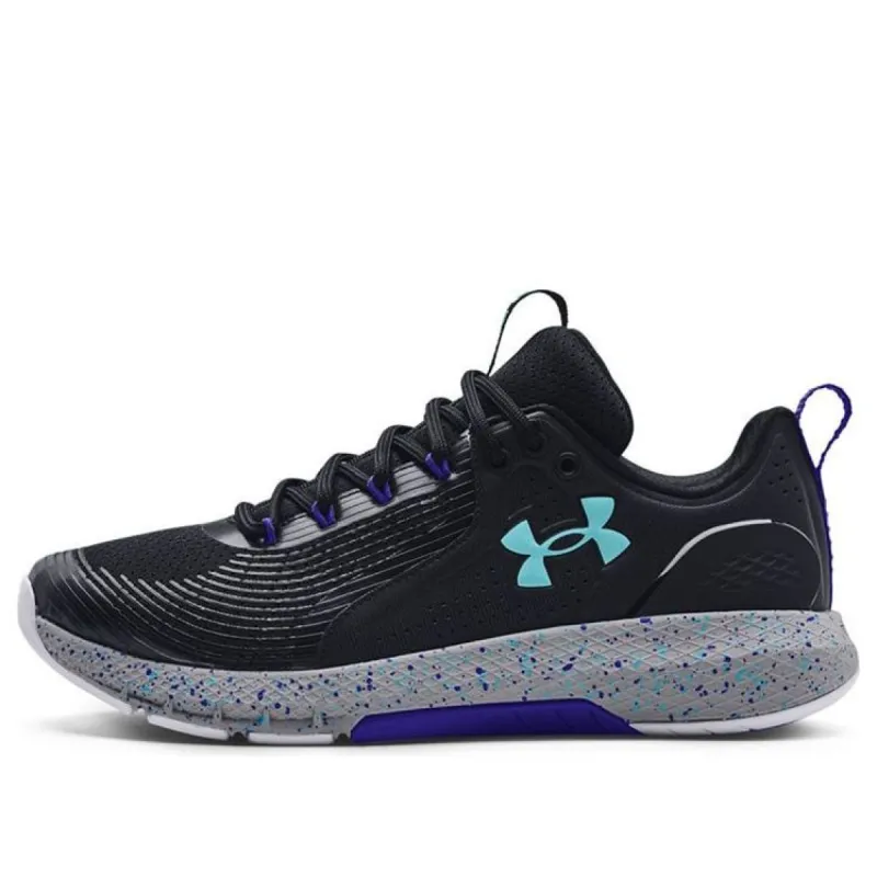 Under Armour Charged Commit TR 3 'Black Blue Speckled' 3023703-003 sold by KicksCrew
