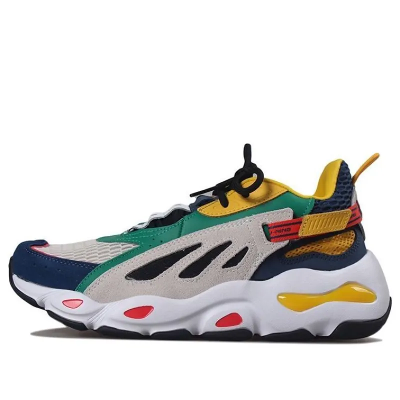 Li-Ning Butterfly Lite Paris Fashion Week 2019 'White Yellow Blue' AGLP093-2 sold by KicksCrew