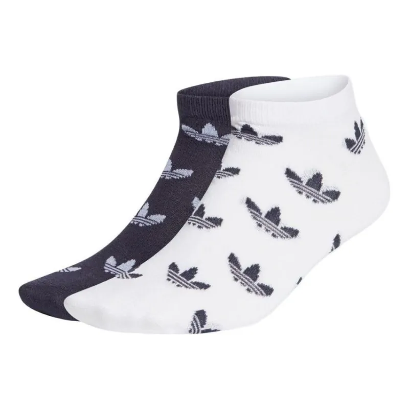 Adidas Trefoil Allover Print Liner Socks 'Legend Ink/White' GN3101 sold by KicksCrew
