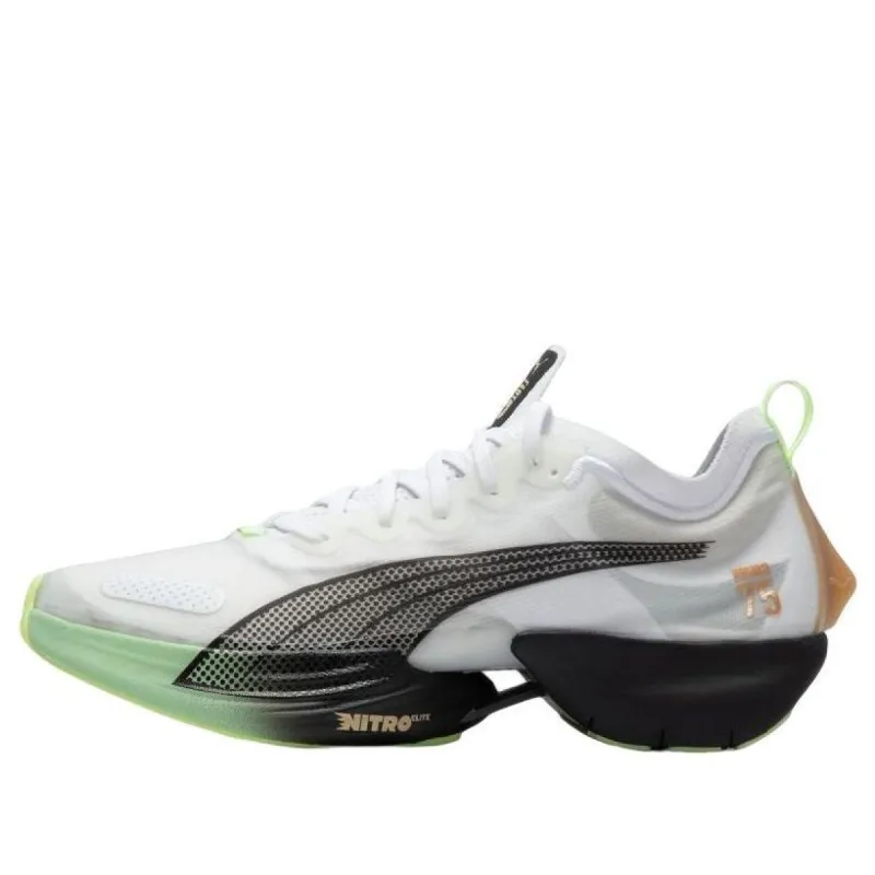 PUMA Fast-R Nitro Elite Run 75 'Black White Light Mint' 377804-01 sold by KicksCrew