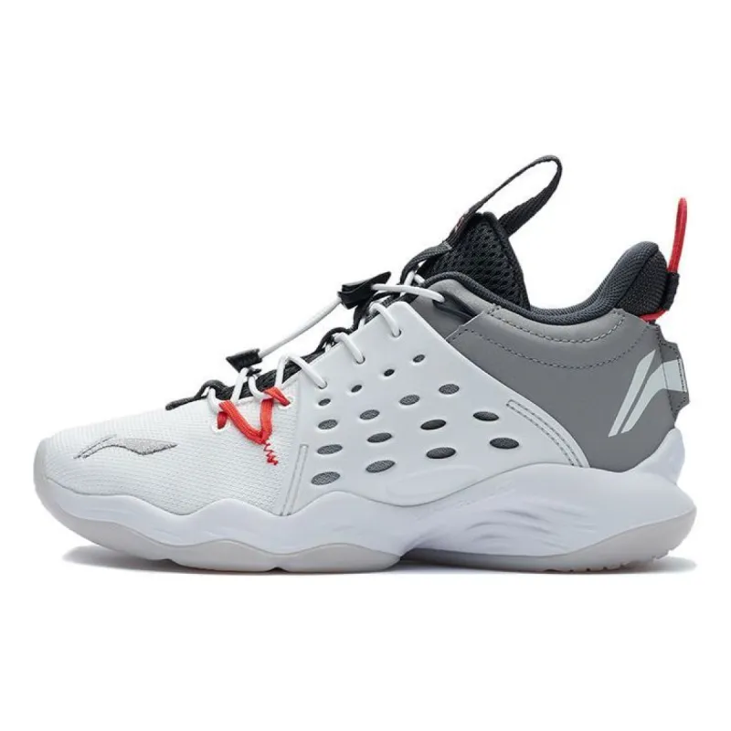 (GS) Li-Ning Sonic 7 Low 'White Grey' YKBR026-5 sold by KicksCrew