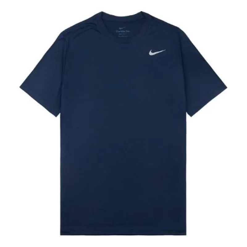 Nike Dri-FIT Fitness T-Shirt Asia Sizing 'Obsidian' DX0990-451 sold by KicksCrew