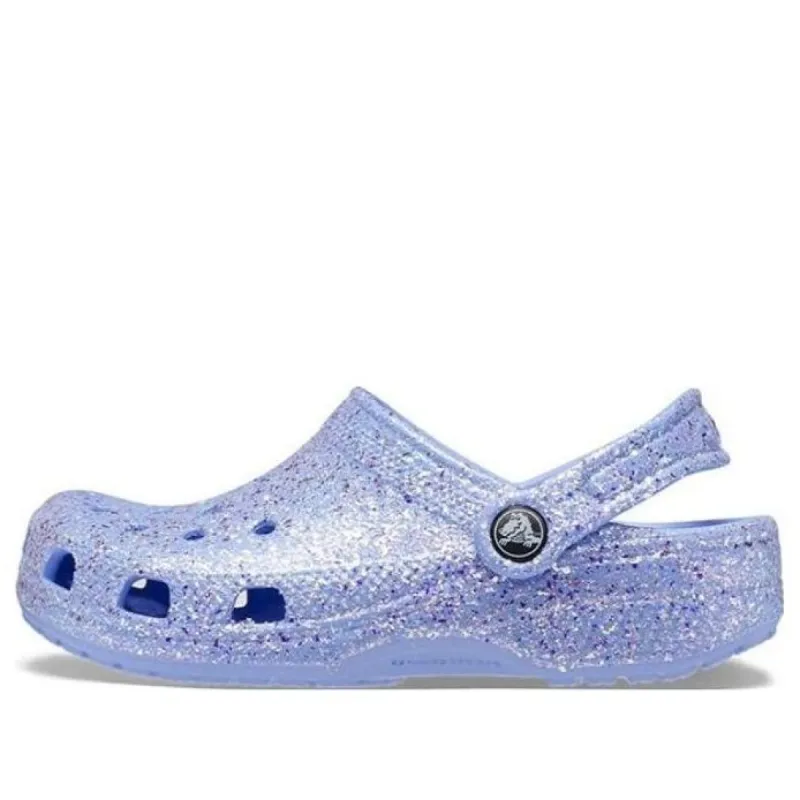 (GS) Crocs Classic Glitter Clogs 'Blue' 206993-5Q6 sold by KicksCrew