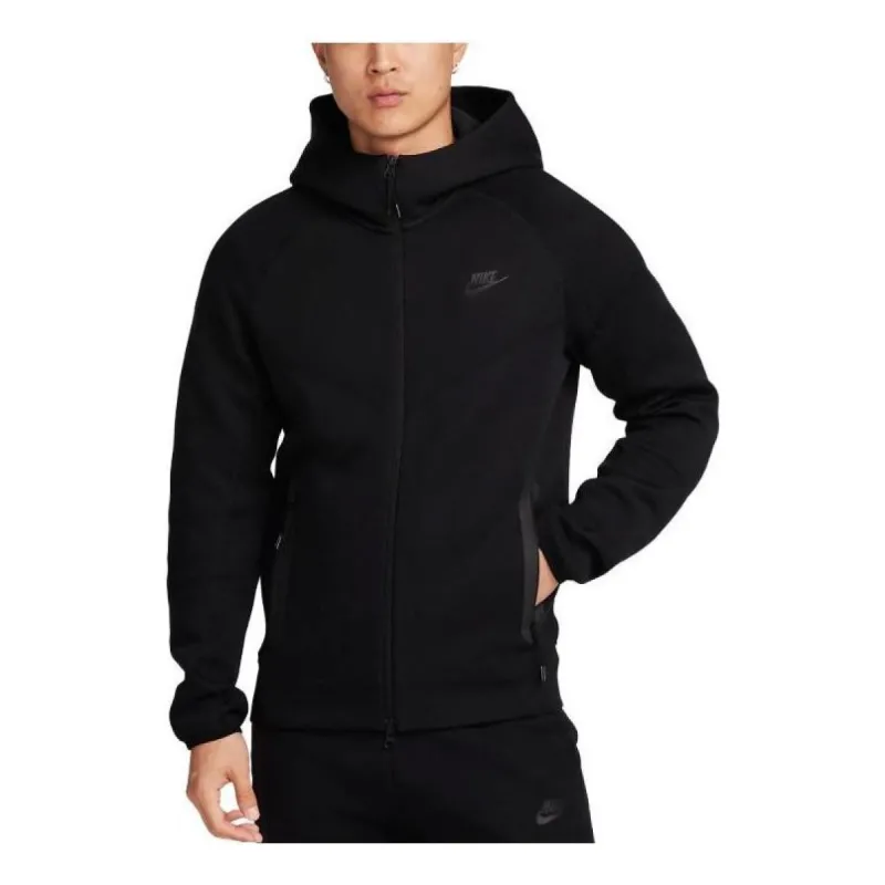 Nike Tech Fleece Full Zip Windrunner Hoodie 'Black' FB7922-010 sold by KicksCrew