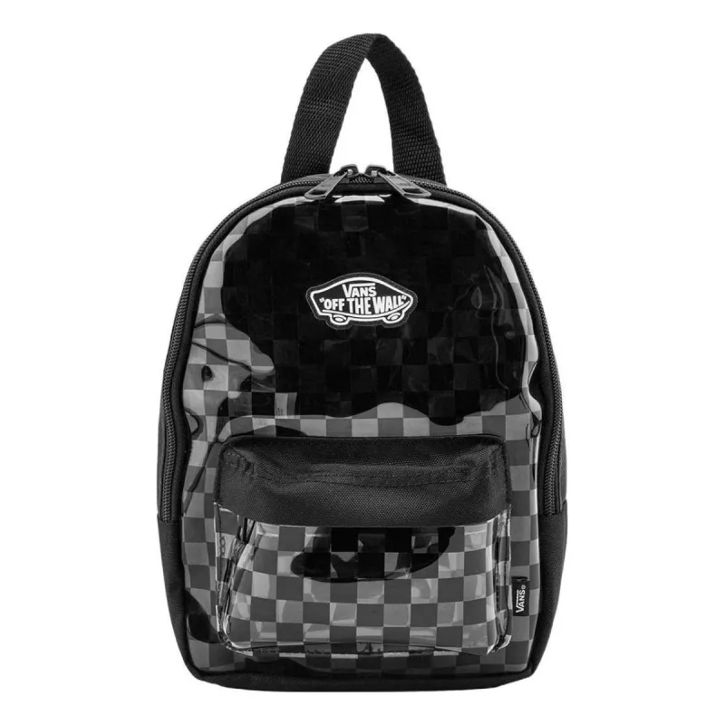 (WMNS) Vans Check Me Out Mini Backpack 'Black' VN0A5LHHBLK sold by KicksCrew