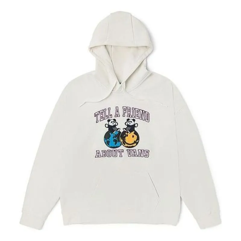 (WMNS) Vans Panda Os Hoodie 'White' VN0A5LJVFS8 sold by KicksCrew