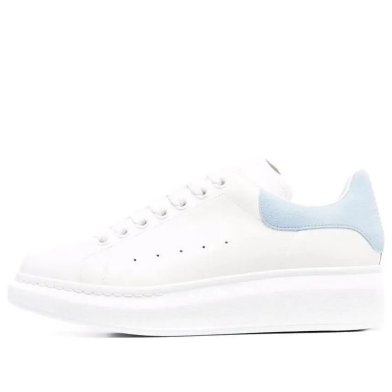 Alexander McQueen Leather Sneakers 'White Dream Blue' 587691WHX129048 sold by KicksCrew