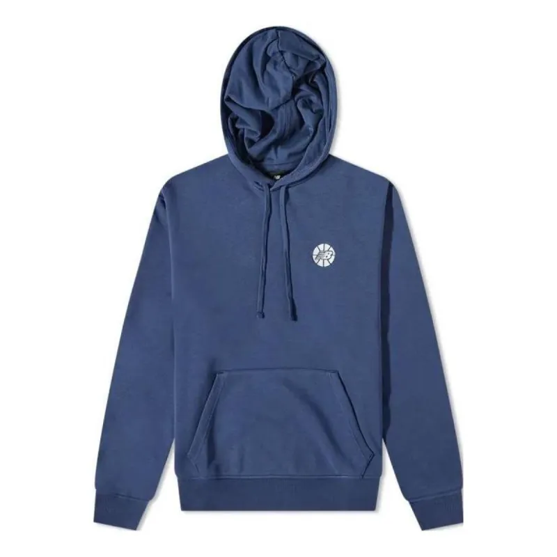 New Balance Hoops Essentials Fundamental Hoodie 'Navy' MT23581-NNY sold by KicksCrew