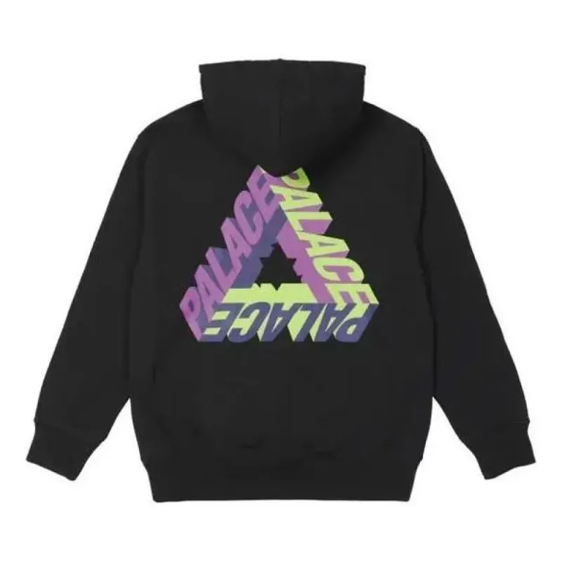 Palace P-3d Hood Black FW21 Triangle Guards Letters Hoodie 'Black' P21HD020 sold by KicksCrew