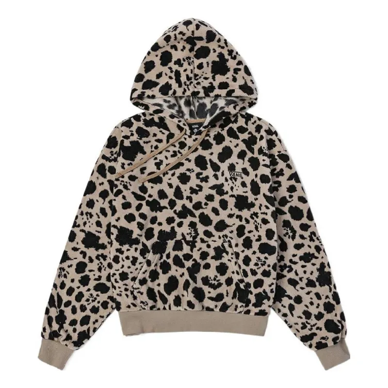(WMNS) Vans Dotty Check Hoodie 'Brown Black' VN0A7RO1BLK sold by KicksCrew