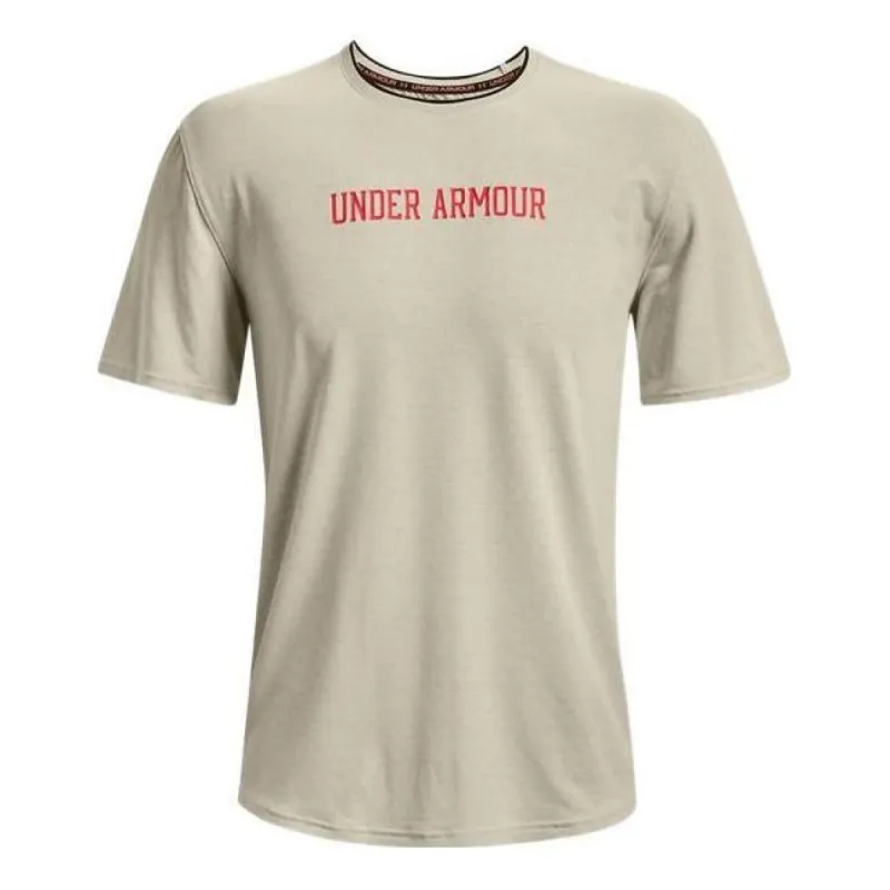 Under Armour Recover Short Sleeve T-shirt 'Beige' 1361756-279 sold by KicksCrew