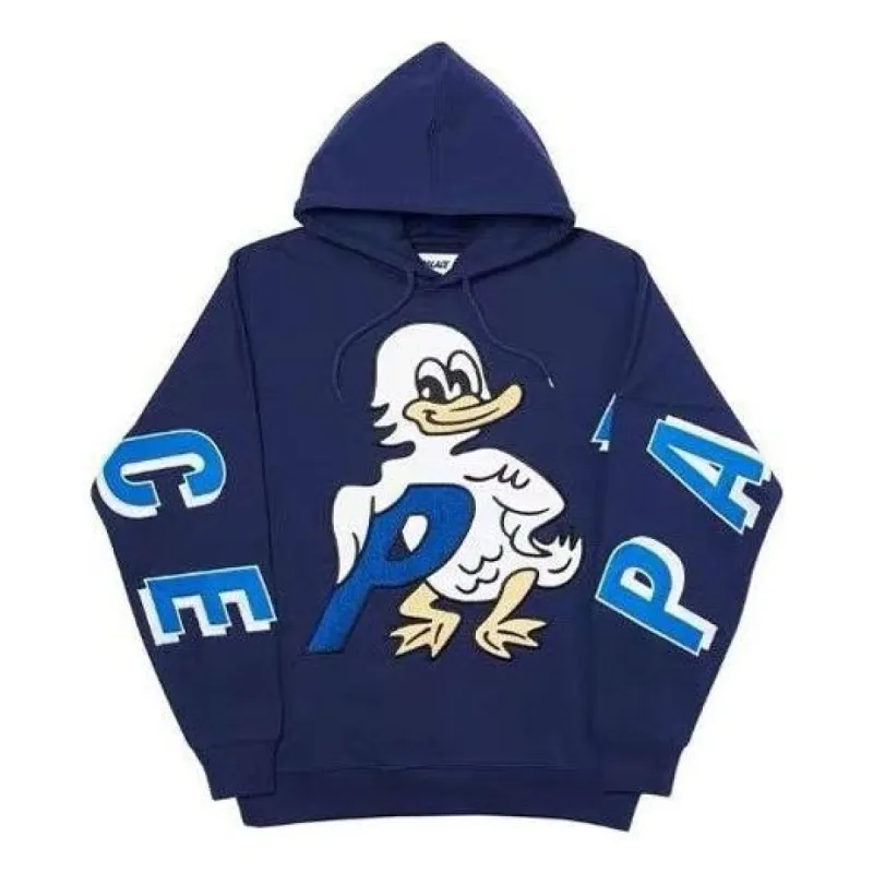Palace Sportivo Knit And Duck Out Hoodie 'Navy' P17CS029 sold by KicksCrew