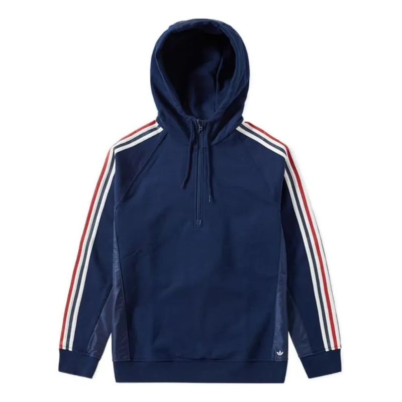 Palace X Adidas Frterry Half Zip Hoodie 'Navy' AZ6593 sold by KicksCrew