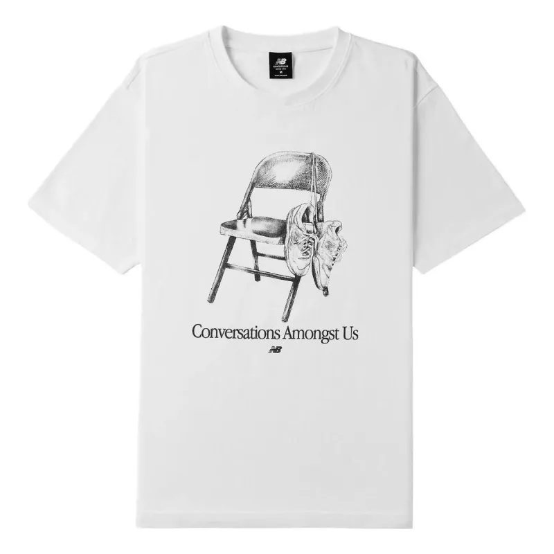 New Balance Conversations Amongst Us Heavyweight T-Shirt 'White' MT21934-WT sold by KicksCrew