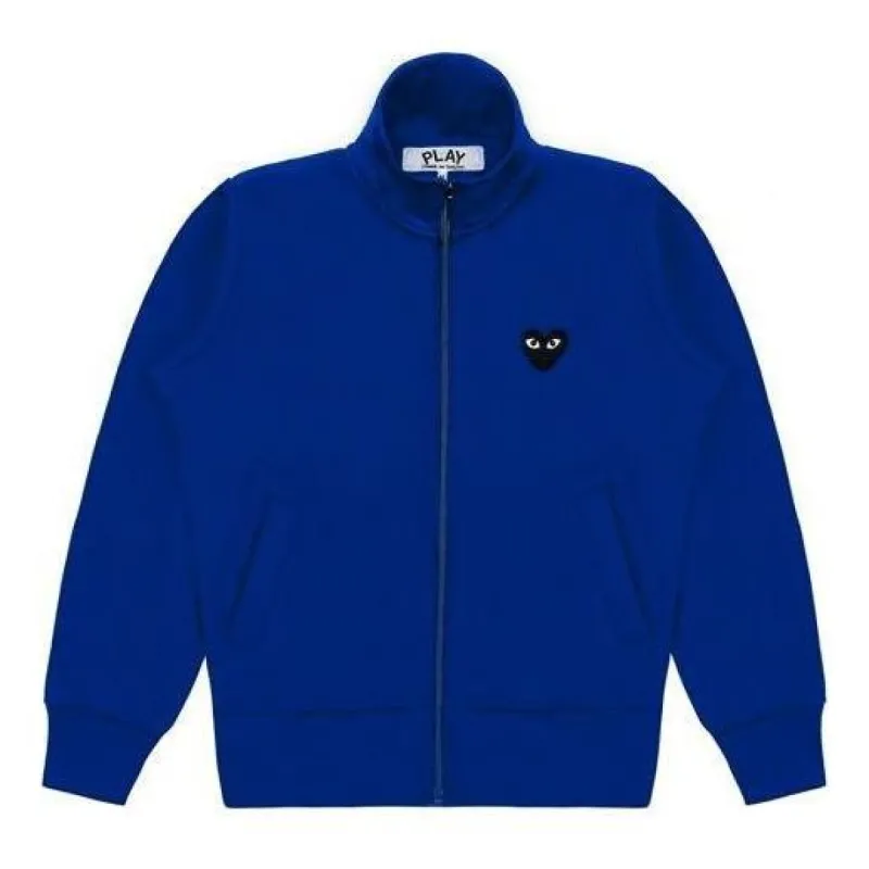 COMME des GARCONS PLAY Big Black Heart Track Jacket 'Blue' AZ-T256-051-2 sold by KicksCrew
