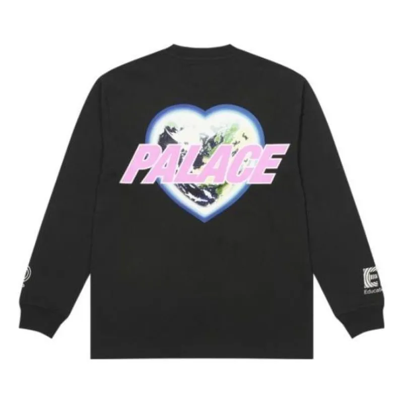 Palace X Rapha FW22 Logo Long Sleeve T-Shirt 'Black' ADQ02XXBLK sold by KicksCrew
