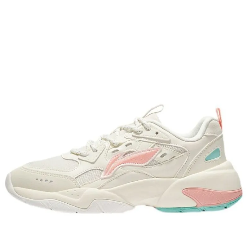 (WMNS) Li-Ning Sport Leisure Low 'Cream White Pink' AGCR478-1 sold by KicksCrew