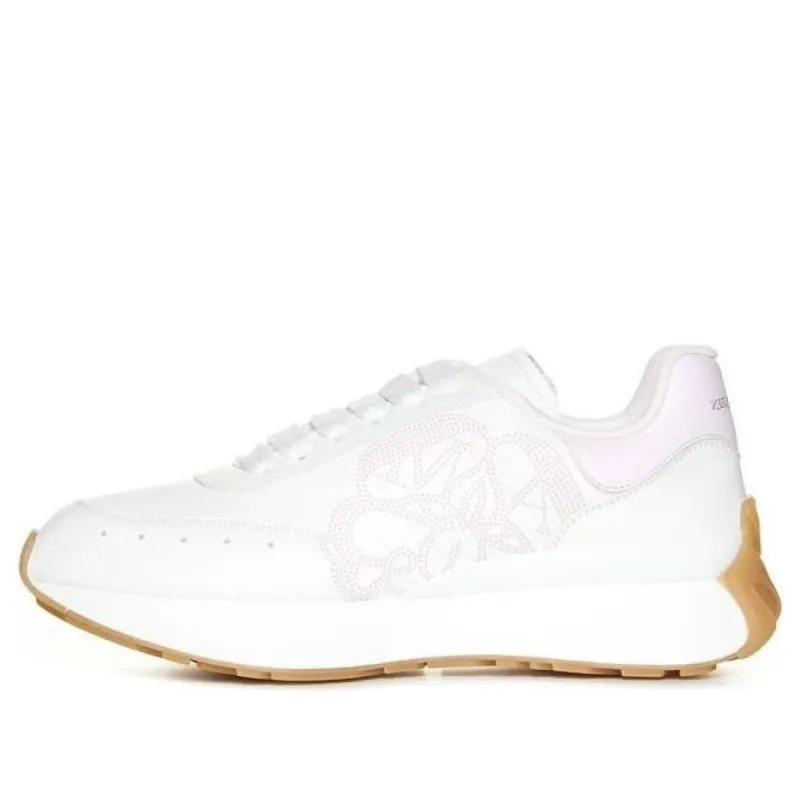 (WMNS) Alexander McQueen Sprint Runner 'White Pink' 755637WIDN98855 sold by KicksCrew