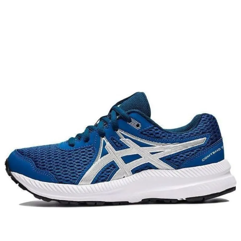 (GS) ASICS Contend 7 'Lake Drive Pure Silver' 1014A192-413 sold by KicksCrew