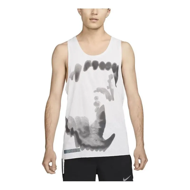 Nike Dri-FIT ADV Run Division Pinnacle Running Tank 'White' DX0846-030 sold by KicksCrew