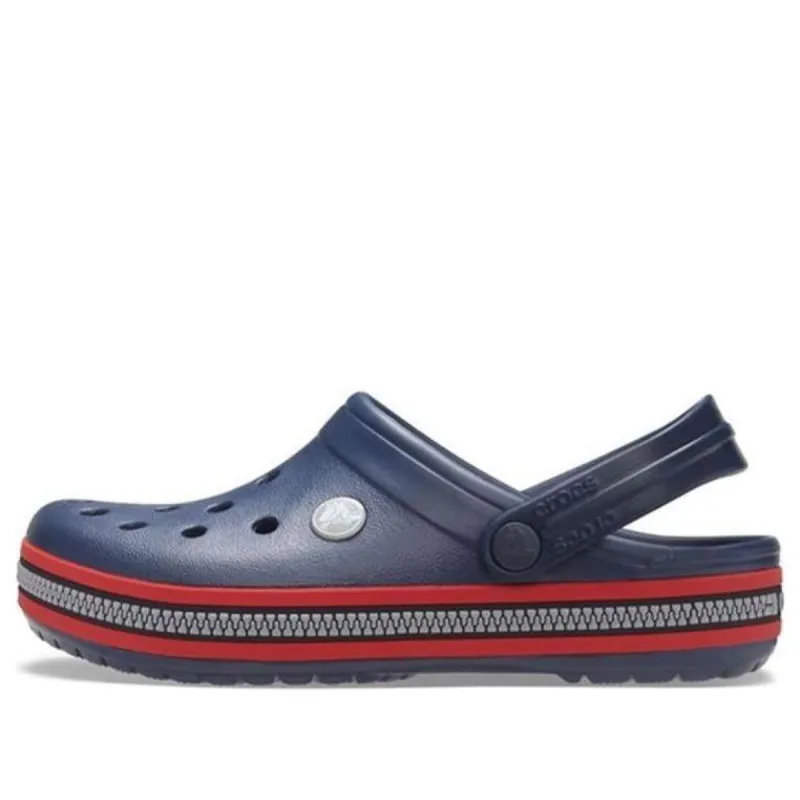 Crocs Crocband Zipper Band Clogs 'Navy Red' 206594-4SA sold by KicksCrew