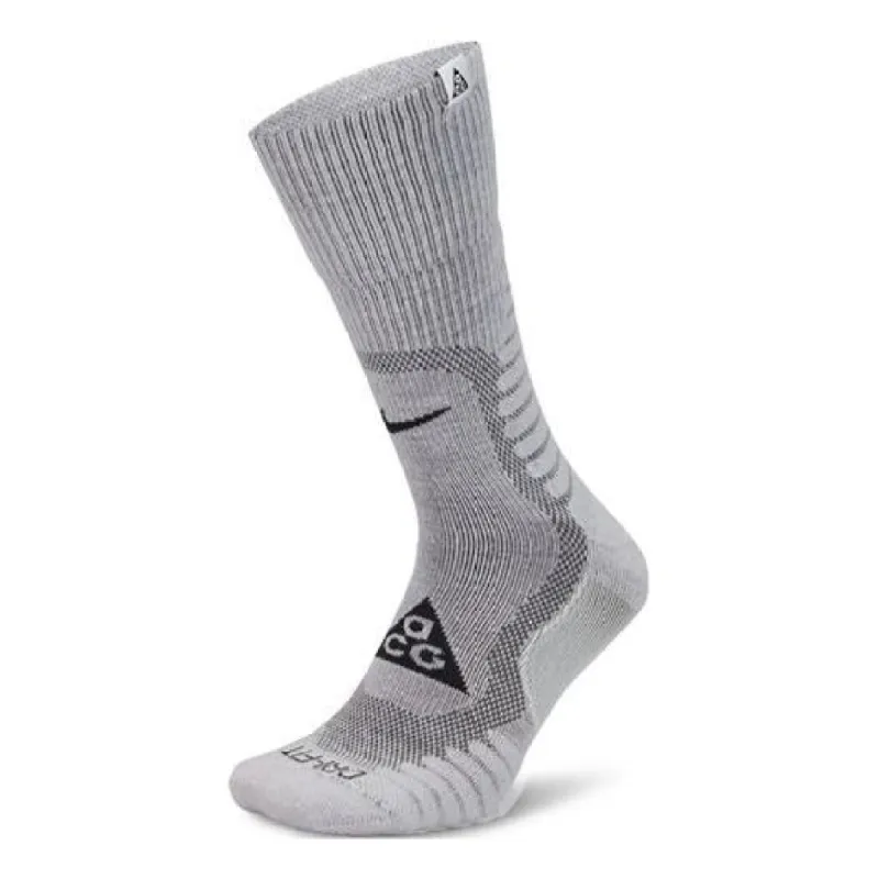 Nike ACG Outdoor Cushioned Crew Socks 'Grey' DV5465-100 sold by KicksCrew
