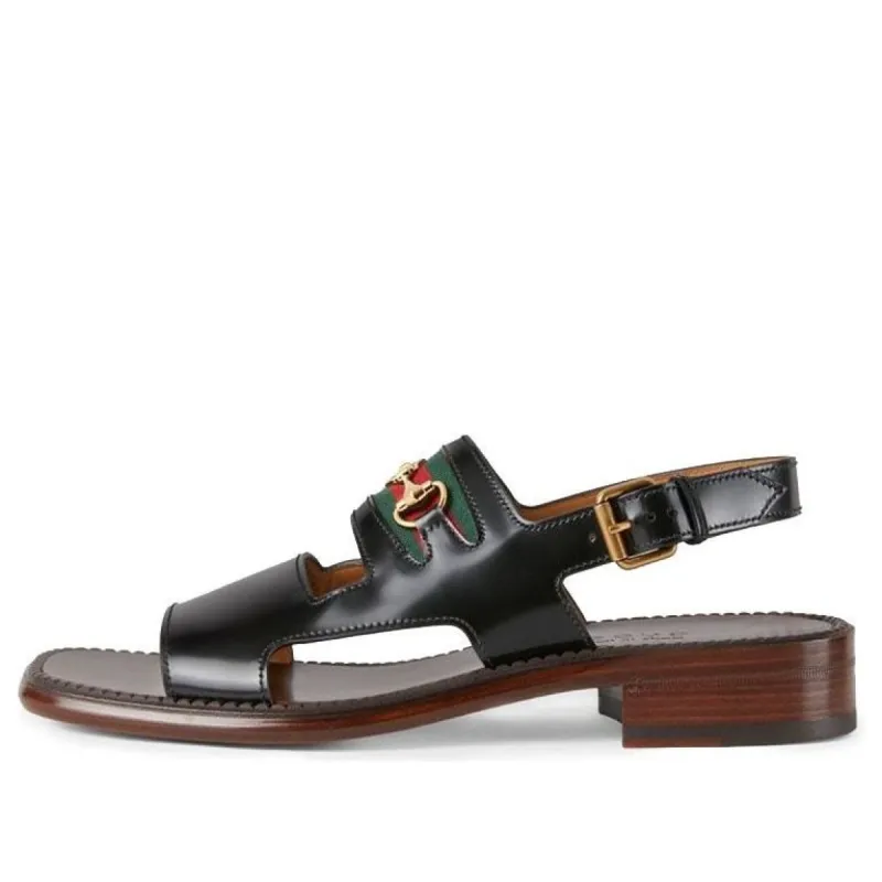 GUCCI Briah Sandals 'Black Brown' 653895-DKSJ0-1060 sold by KicksCrew