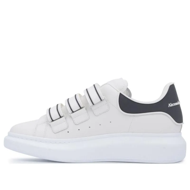 Alexander McQueen Thick-Soled Leather Sneakers 'Beige Black' 750337WIDJK9360 sold by KicksCrew