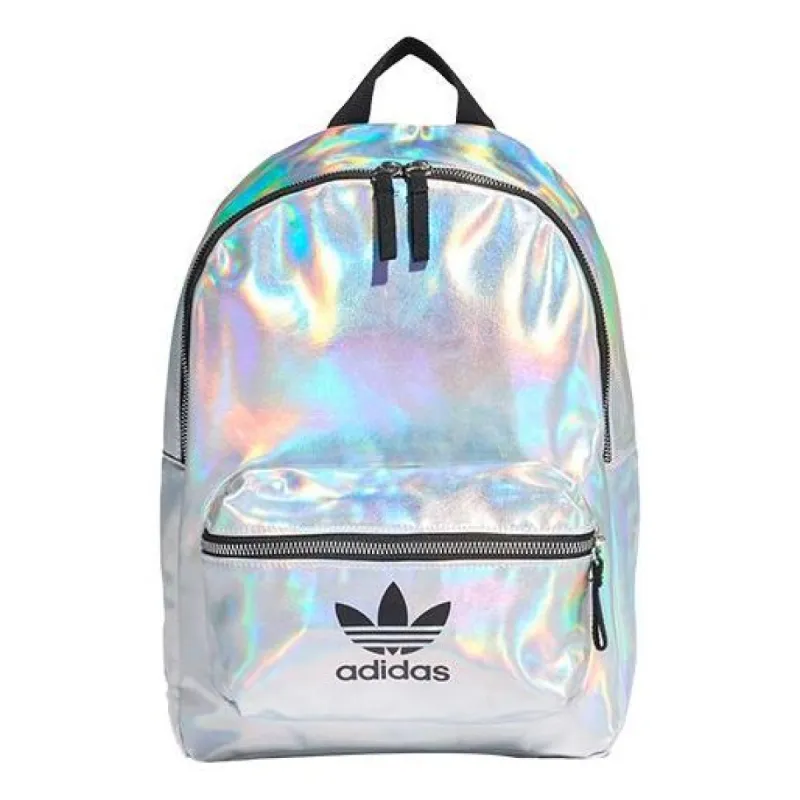 (WMNS) adidas originals Metallic Backpack 'Silver Metallic' FL9631 sold by KicksCrew