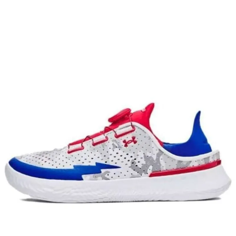 (GS) Under Armour UA SlipSpeed SlipSpeed Camo Training Shoes 'White Red Blue' 3028629100 sold by KicksCrew