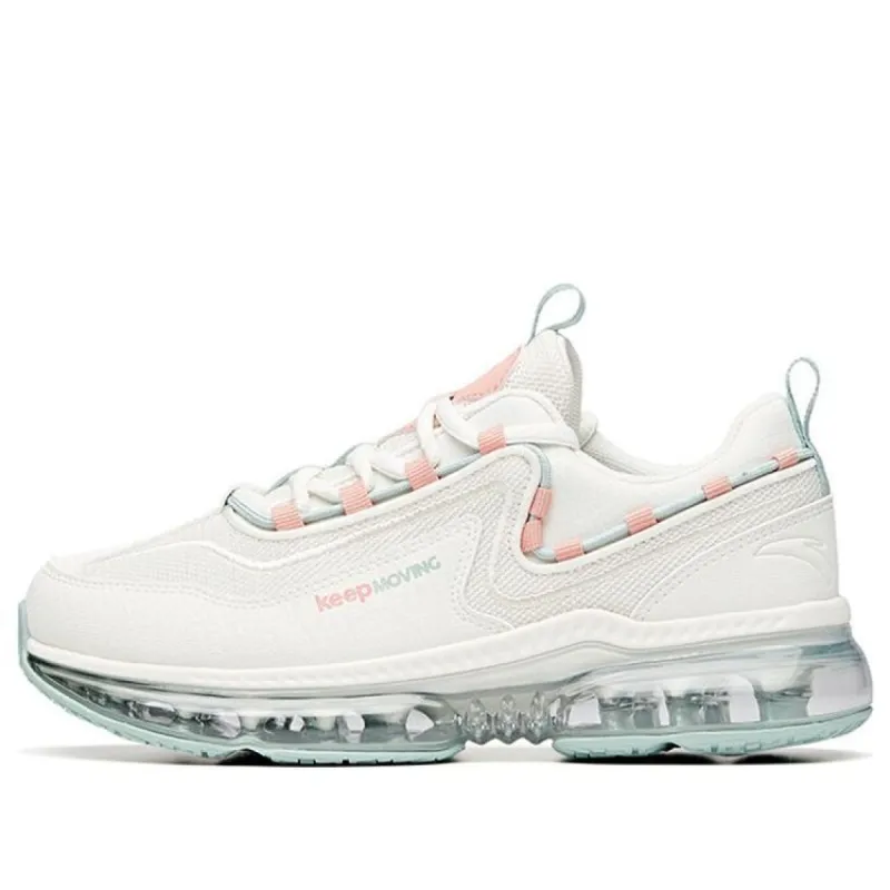 (WMNS) ANTA Full-Length Air Cushion Shoes 'White Pink Green' 922035505-1 sold by KicksCrew