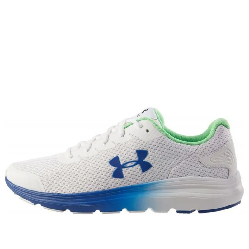 Under Armour Surge 2 'White Blue Green' 3022595-108 sold by KicksCrew