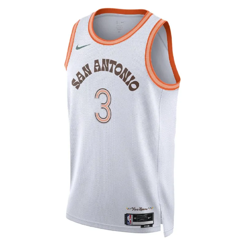 Nike Dri-FIT NBA Swingman Jersey 2023/24 City Edition 'San Antonio Spurs Keldon Johnson' DX8519-100 sold by KicksCrew